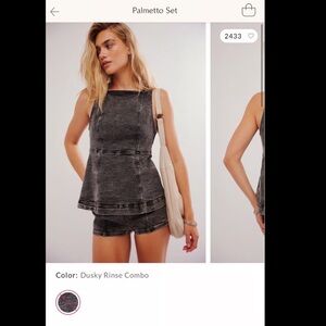 Palmetto Set in color Dusky Rinse Combo